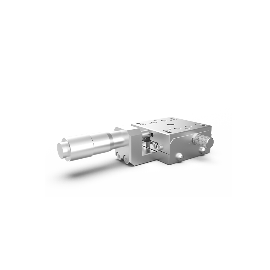 台面40x40mm 行程13mm 中间驱动 不锈钢位移台