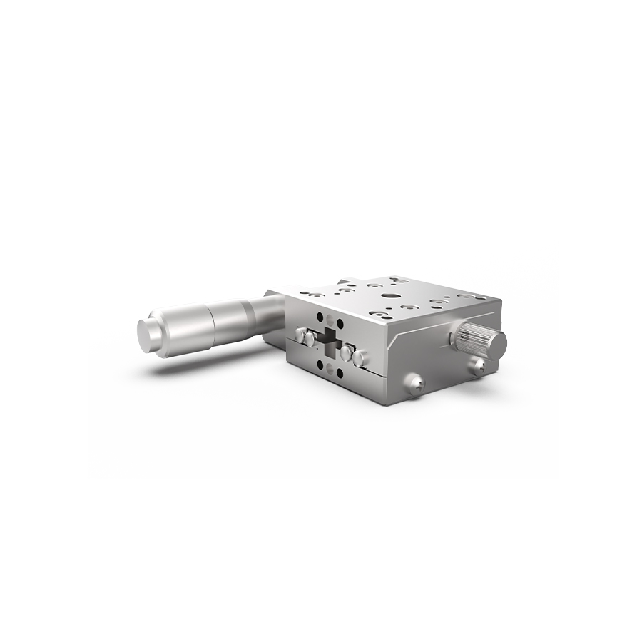 台面40x40mm 行程13mm 左侧驱动 不锈钢位移台